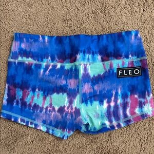 Fleo Multicolor Tie-Dye Shorts